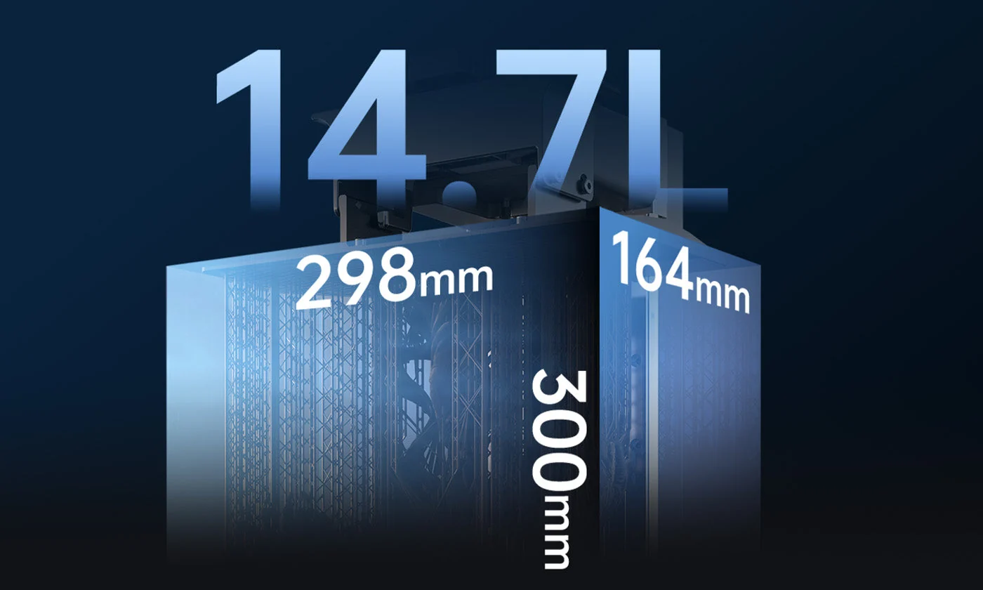 14.7L Extra-Large Build Volume