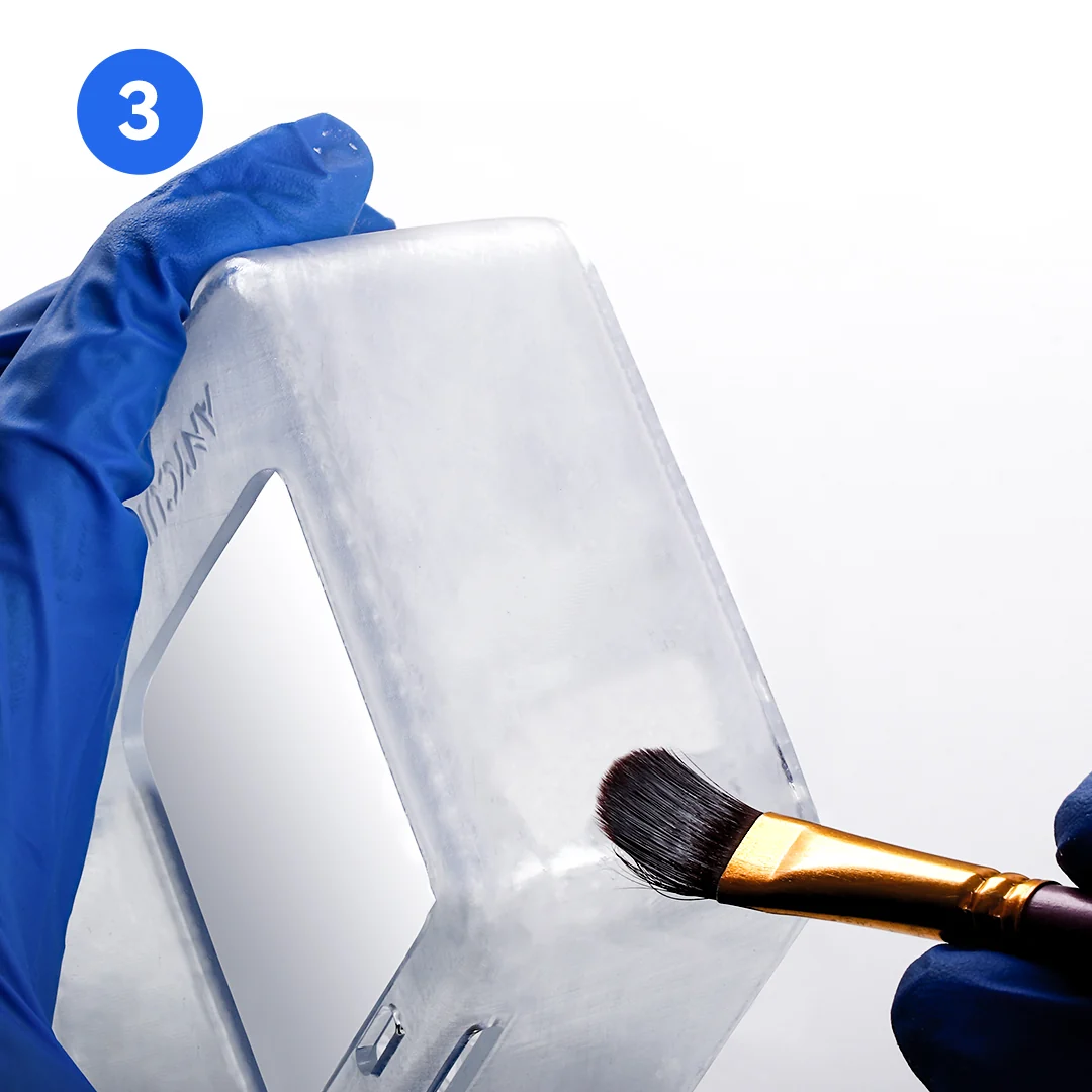 Apply High Clear Resin / Varnish