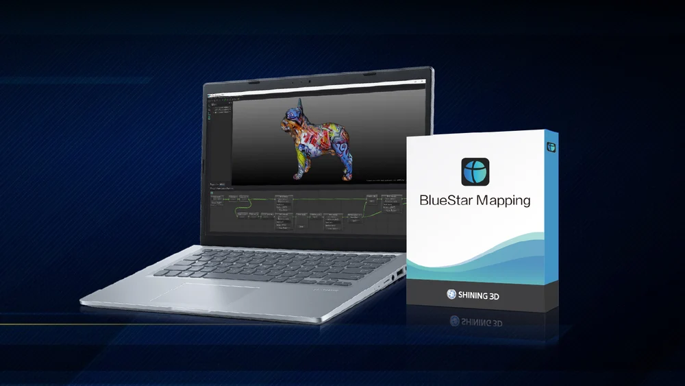BlueStar MappingBlueStar Mapping is texture mapping software for 3D scanners. It uses smart, semi-automated workflows to accurately map multi-angle photos from smartphones or DSLRs onto 3D scans, creating high-precision, true-color textured models.